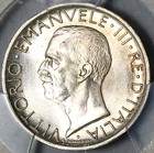 1926 Pcgs Ms 65 Italy 5 Lire Eagle Silver Mint State Key Coin  22082203c 