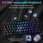 Mechanical 60  Gaming Rgb Keyboard 61 Keys Wired Usb Diy Customize     Fast Ship