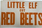 Vintage 1940 s Grocery Store Paper Advertising Sign - 28 x 10 5 