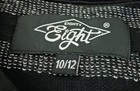 New With Tags Eighty Eight Loose Fit Black Strip Stay Authentic Shirt Sz 10 12  