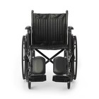 Medline Excel K1 Basic Wheelchair 18  Wide Seat With Elr Leg Rests