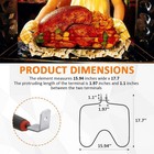 Ch5829 Range Bake Unit Heating Oven Element For Y04000066 Ps1754668 Ap4283357 Us