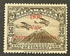 Travelstamps  1936 Nicaragua Stamps - 15c Op On 50c Vale Op Mint Mogh
