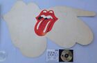 Rolling Stones  sucking In The 70 s  Promo  Die Cut Card Stock Poster Rock Roll