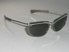 Ladies 1960 s Vintage B l Ray Ban Usa Gray silver G15 Sleek Olympian Sunglasses