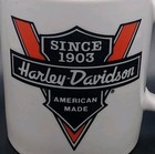 Officially Licensed Harley-davidson Motorcycles White Coffee Mug  Since 1903 