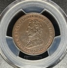 Lower Canada  c 1812  1 2d Half Penny Wellington Token Pcgs Au53 salamanca w15