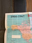 Vintage School World News Wall Map 1966-67 Scholastic Magazines 