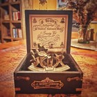 Brass Vintage New Marine Astrolabe Ship s Instruments With Wooden Box Gift Item