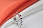 Lovely Solid Sterling Silver  925 Womens Eternity Wedding Band Anniversary Band