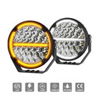 7  9  Round Led Offroad Driving Lights Work Dual Drl Spot Flood Beam 4x4 Utv Atv