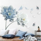 Removable Flower Decal Lotus Butterfly Wall Stickers 3d Art Bedroom Home Decor