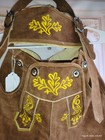 Us 32  Waist unisex  Oktoberfest embroidery germany suede Lederhosen Suspenders