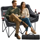 Naizea Oversized Fold Up Double Camping Chair 2 Person Camping Chair Loveseat