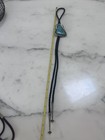 Vintage Blue Turquoise Navajo Sterling Silver Men   s Bolo Tie
