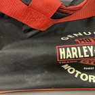 Genuine Harley-davidson Logo Duffel Bag 99417 Black orange 20  X 9  X 10   