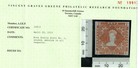 Nova Scotia  1 Very Fine Mint Unused  no Gum    with Certificate  