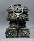 9 6  Chinese Western Zhou Dynasty Bronze Ware Feastful Pattern Ritual Vessels