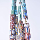 Tivi Mixed Venetian Trade Beads Double Strand Necklace Nigeria