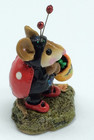 Wee Forest Folk Wff M-272  lady Bug-a-boo  Halloween Piece With Wff Box