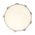 10 Inch Tambourine Handbell Hand Drum Single Row Metal Jingles Percussion P1g4