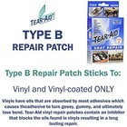 Tear-aid Vinyl Seat Repair Kit  Type B Clear Patch For Vinyl And Vinyl-coated