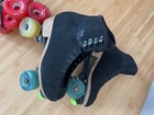 Jackson Vista Vegan Micro Suede Quad Roller Skates F10 Nylon Plate   Extras
