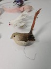 Vintage Craft Ornamental Birds Lot Of 8 Bird Ornaments 2  3 