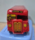 Vintage Wells Brimtoy London Singledeck Tinplate Clockwork Bus Touring Coach 