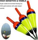 Thkfish 3pcs Fishing Bobbers Fishing Floats Led Fishing Floats Lighted Bobbers