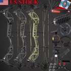 Archery Compound Bow 30-70 Lbs Rh 75  Let-off Adjustable Adult Shooting Hunting