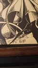 Spawn Original Comic Art Drawing Featuring Spawn Character  Signed  Framed