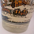 Currier And Ives American Farm In Winter Arby s 1978 Collector s Glass 3 Of 4