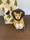 Tomba Claus Hand Carved Signed Santa Claus With Lion