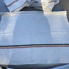 Set Of 6  Vintage French Linen Tea Cotton Towels  28 5   x 21    Unwashed