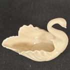 Lenox Ivory Swan Figurine Trinket Candy Nut Dish 5 x4 x3 