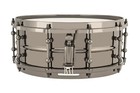 Ludwig Universal Metal 5 5x14 Black Brass Snare Drum Black Nickel Die Cast Hoops