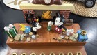 Disney Fireplace Menorah Featuring Mickey And Minnie Mouse Playing Dreidel 