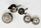 Vintage Tajma India Silver Plated Tea Set   Hand Engraved Metalware