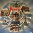 Vermont Souvenir Plate And Tea Cup Miniature 
