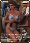 1986 Maidenform Bra Panties Sexy Woman Vintagelook Decorative Replica Metal Sign