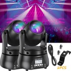 Portable Mini Moving Head Light Dmx Rgbw Led For Dj Party Spot Stage Light