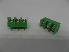 2 Pcs Pack Kf7 62-3p Screws Cable Wire Terminal Block Connector Port Jack 3 Pins