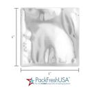 Packfreshusa Wholesale  1000 Pack - Standard Mylar Snack Bags  6  X 6  