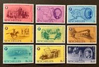 Travelstamps  1976 Seychelles Stamps Scott  370-378 - Us Bicentennial Set Mnh Og