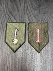 Us Army Vietnam War 1st Infantry Division Lot Of 2 Patches 2 25 x3 5 