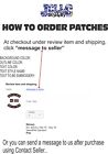 Custom Embroidery Biker Rockers Patch Sew On Design 2