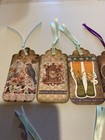 10 Handmade Junk Journal Tags-set C-   mixed Themes  Hang Tags-scenic  Floral etc