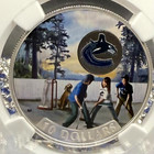 2017 Canada S 10 Pf70 Silver Coin Passion To Play Vancouver Canucks Mint Pop 2