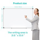 Magnetic Dry Erase Board Writing Note Board Whiteboard 36  X 24  Wall Mounted